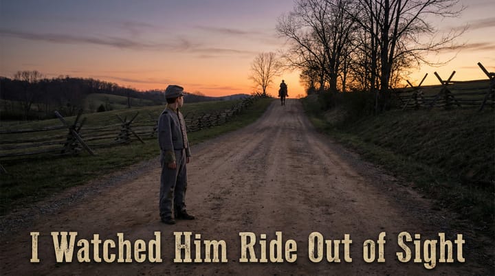 "I Watched Him Ride Out of Sight"